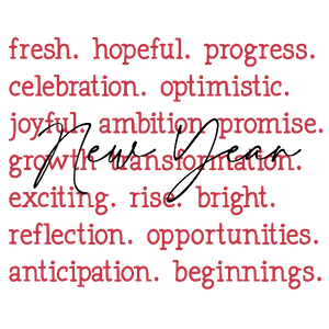 New Year Positive Words