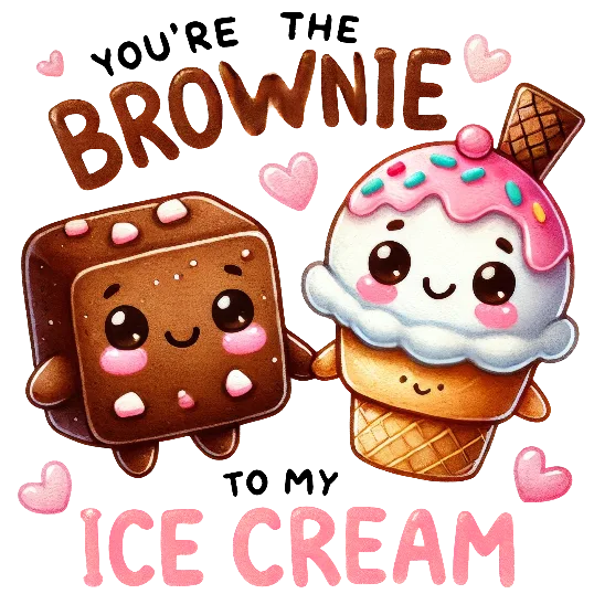 Brownie To My Ice Cream