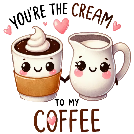 You Are The Cream To My Coffee
