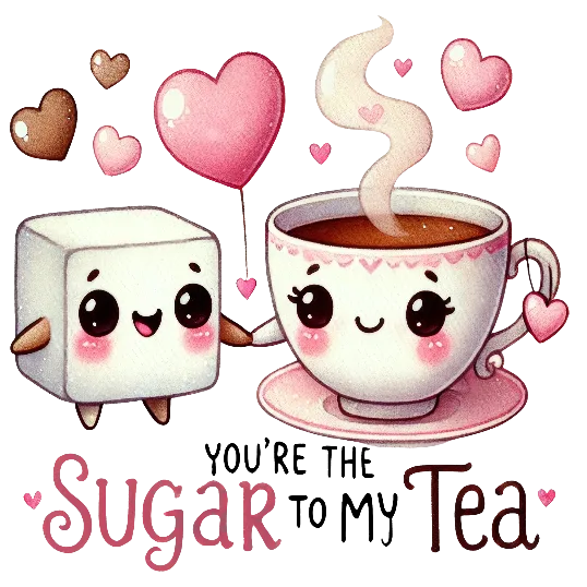 You Are The Sugar To My Tea