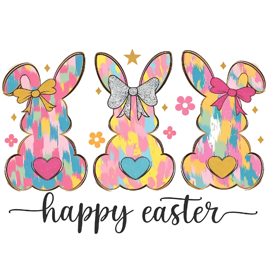 Happy Easter Coquette Easter Bunny