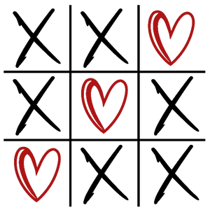 XOXO Valentines (Black)