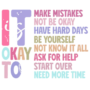 Retro It's Okay Mental Health