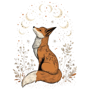 Folklore Floral Fox