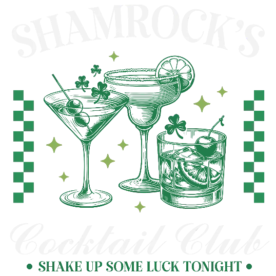 Shamrock's Cocktail Club (White)