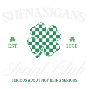 Shenanigans Social Club (White)