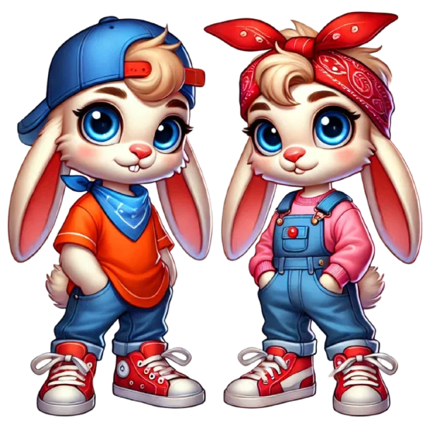Easter Rabbit Couples