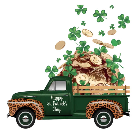 Happy Saint Patrick's Day Truck