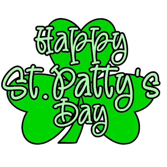 Happy Saint Patty Leaf