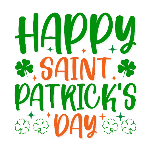 Happy Saint Patricks Day Irish Colors