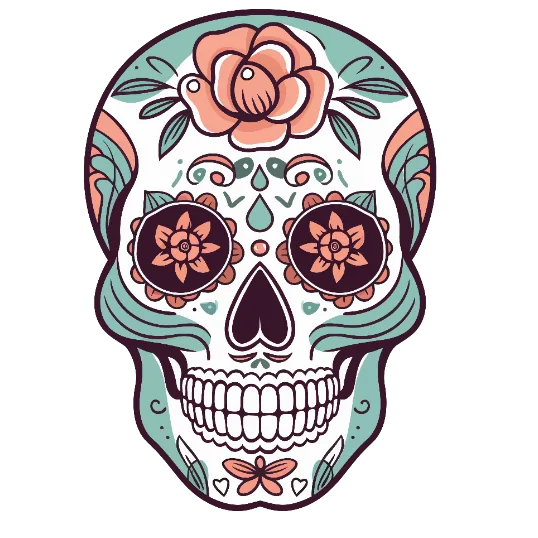 Irish Sugar Skull