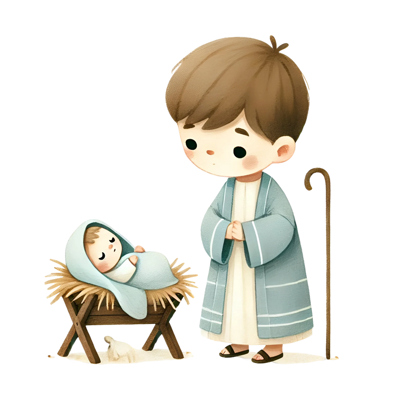 Cute Baby Christmas(Father Pray For Baby)