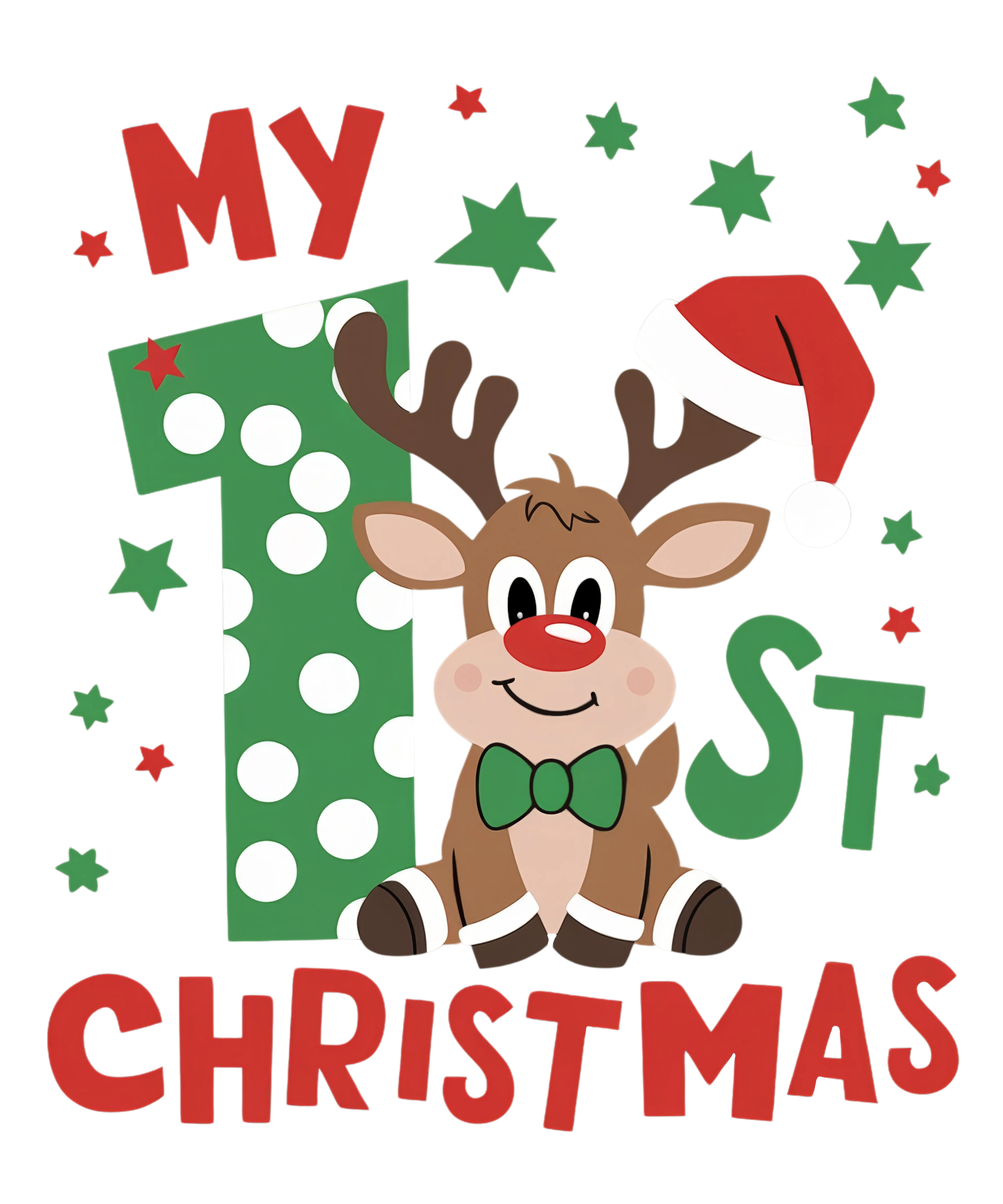 My 1st Christmas- Baby reindeer