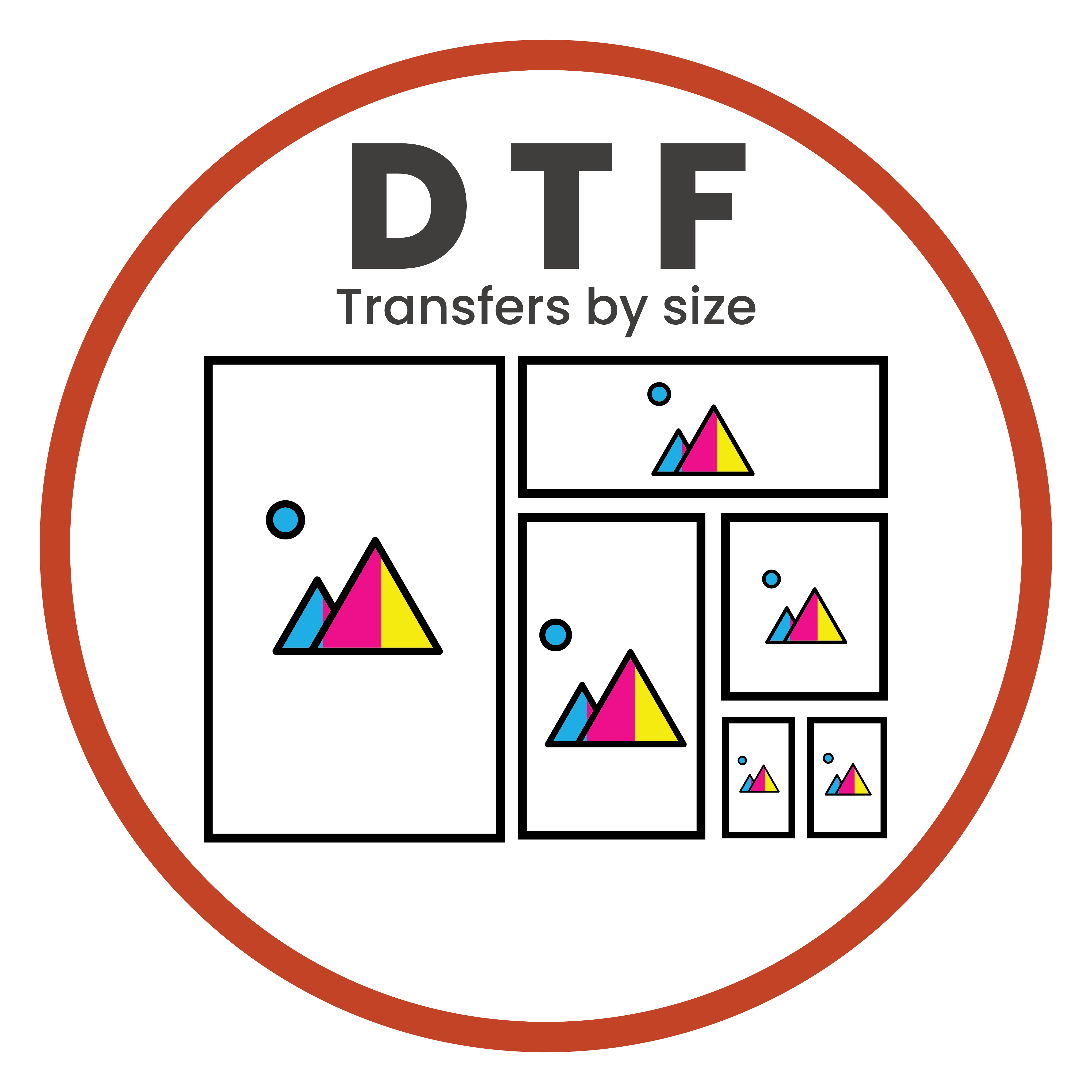 DTF Transfers By Size